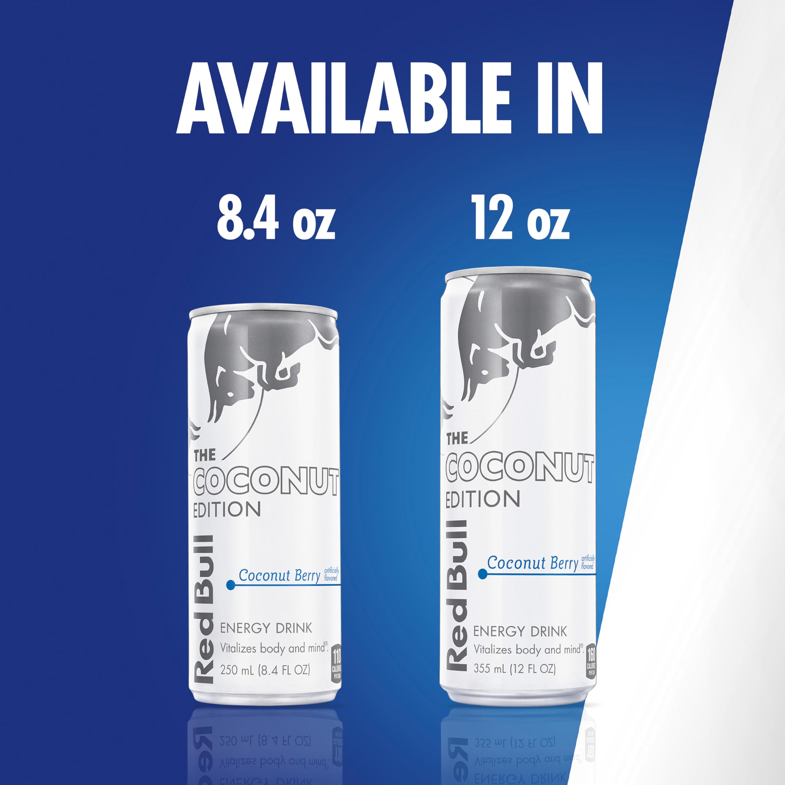 Red Bull Coconut Berry en ambiente de playa para estilo de vida activo