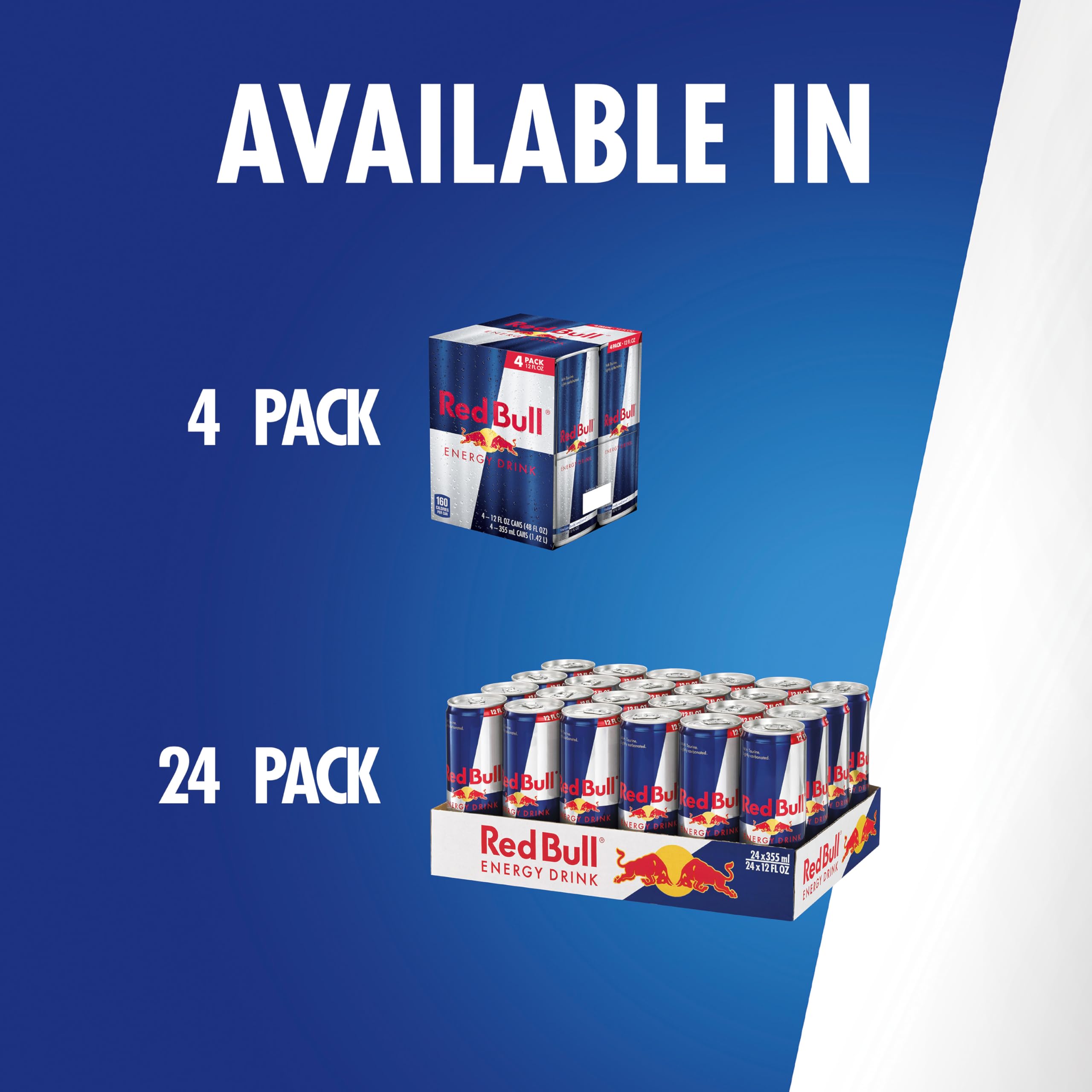 Red Bull lata sobre símbolo de reciclaje enfatizando sostenibilidad