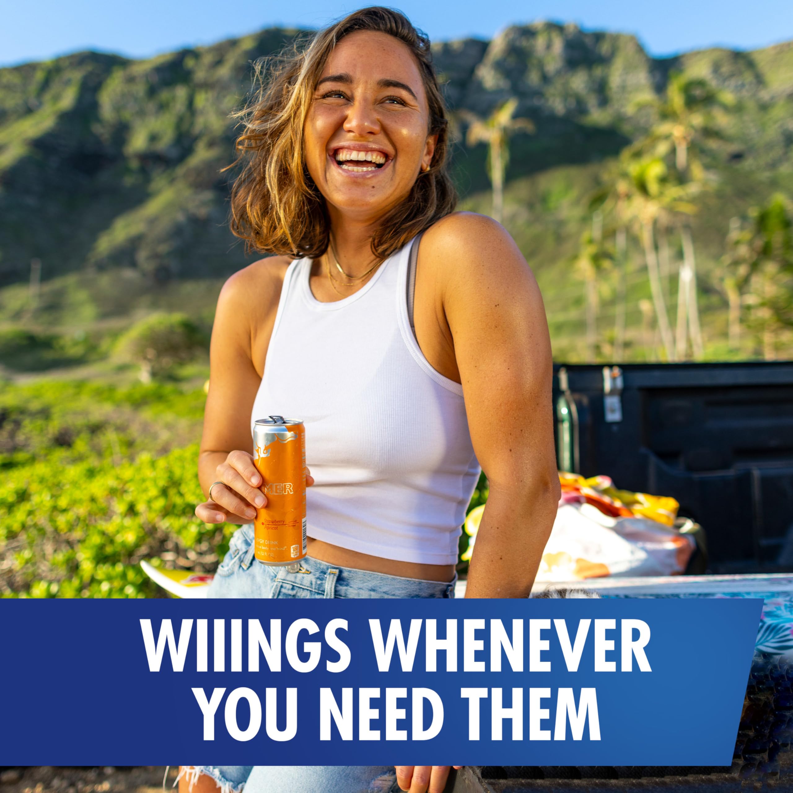 Red Bull lata Watermelon en primer plano, sabor refrescante y perfecta para entrenos