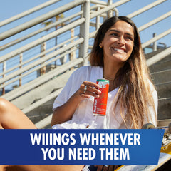 Red Bull lata detalle de etiqueta con sabor sandía y claridad visual