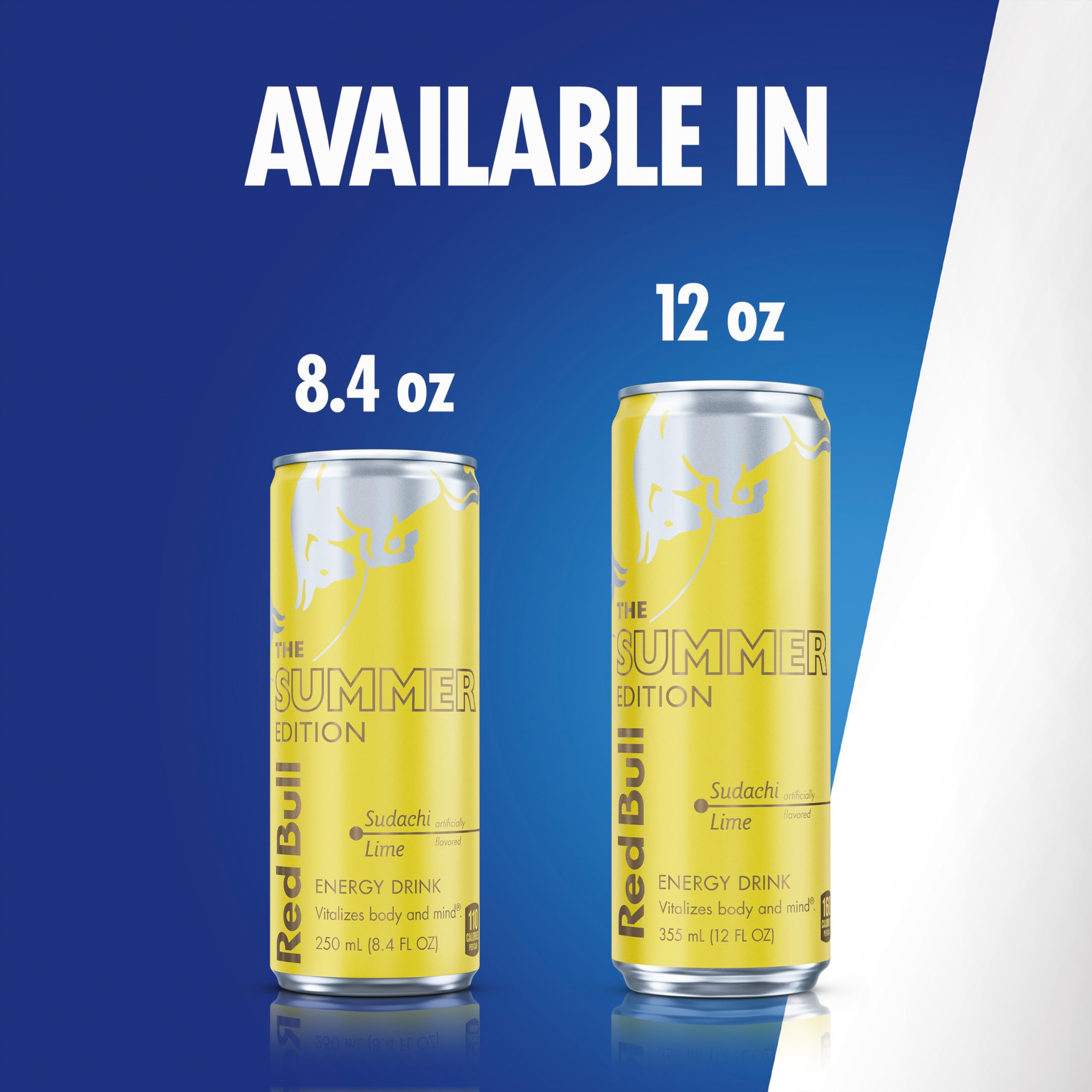 Red Bull caja con 24 latas Summer Edition, ideal para almacenamiento y eventos