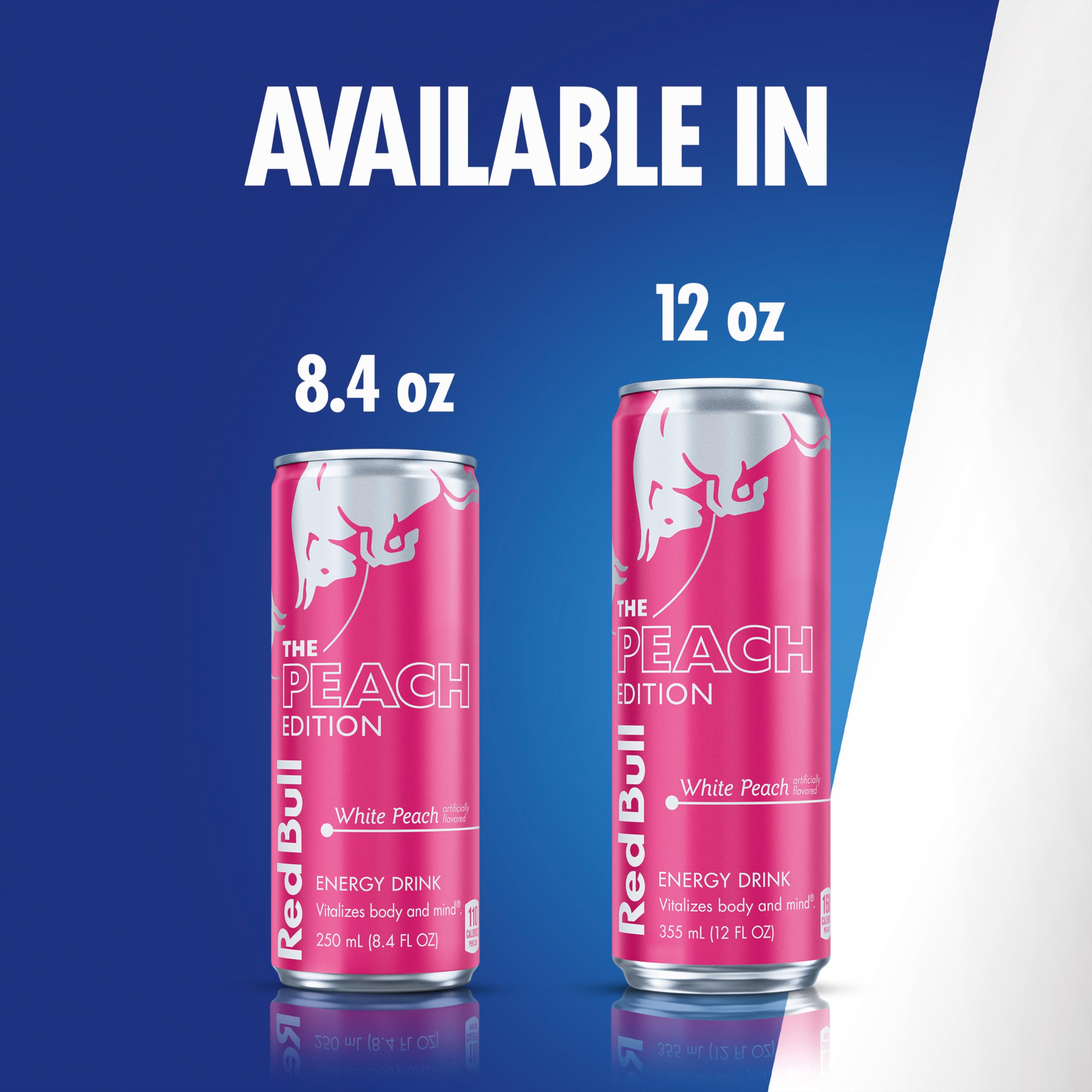 Red Bull White Peach caja de 24 latas para consumo prolongado y eventos