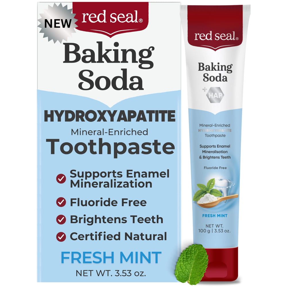 Red Seal frente del envase mostrando beneficios naturales