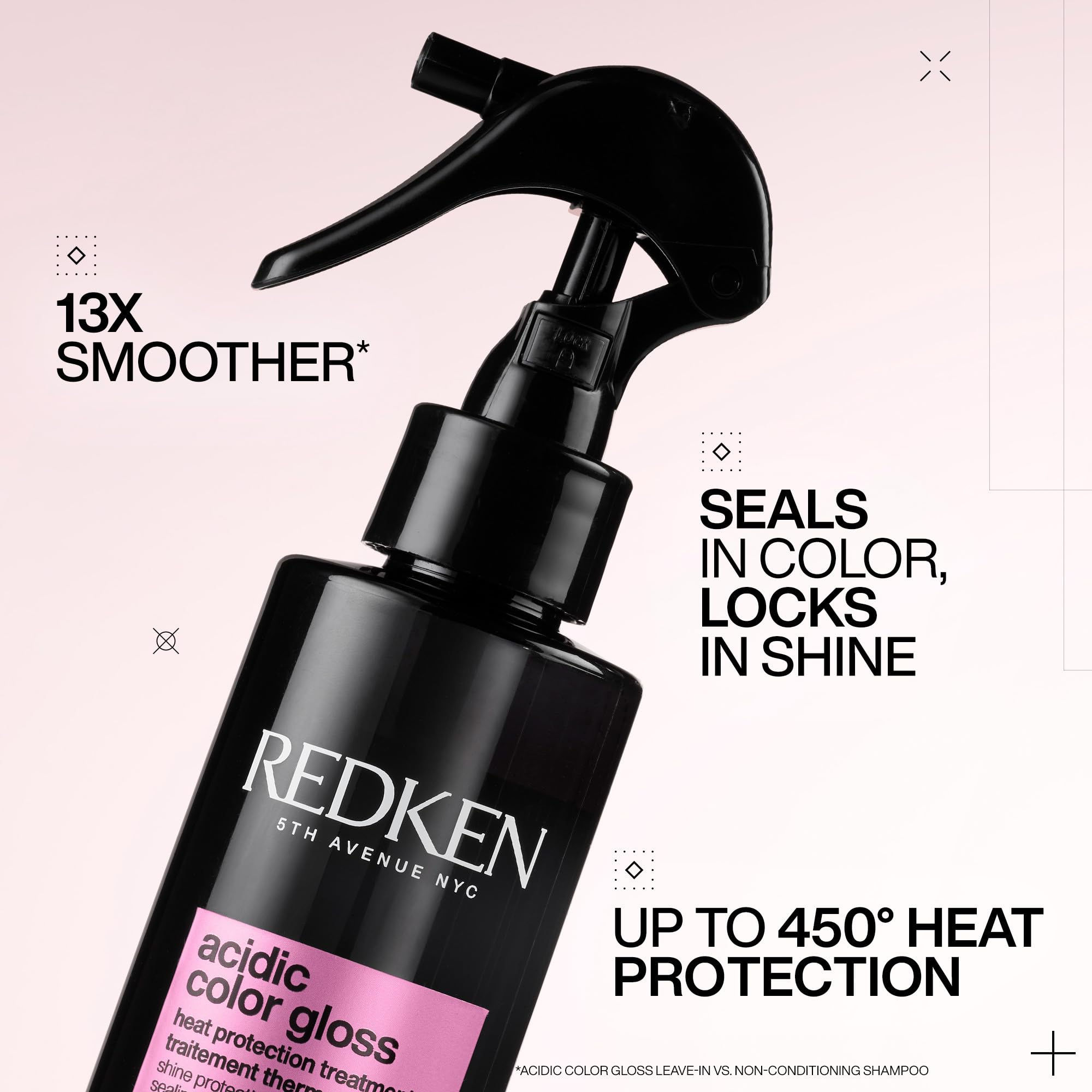 Redken detalle del rociador para aplicación uniforme y controlada