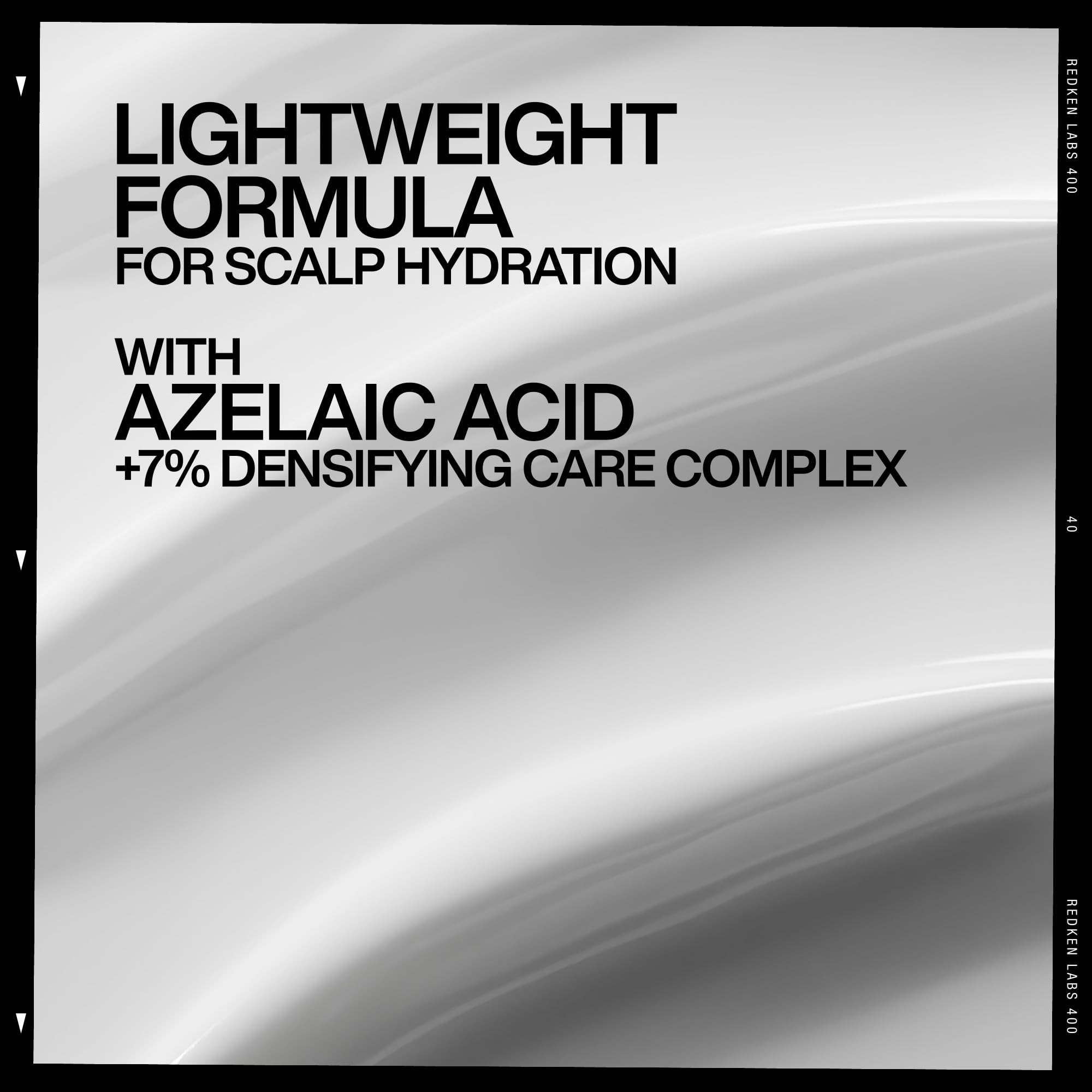 Redken Acidic Grow Full comparación de tamaño 10.1 fl oz para referencia