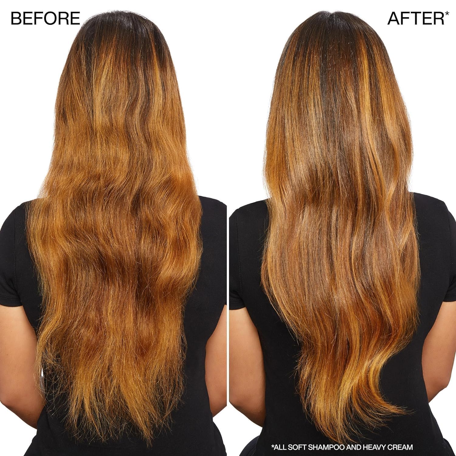 Redken All Soft envase abierto listo para uso y aplicación precisa