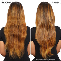 Redken All Soft envase abierto listo para uso y aplicación precisa