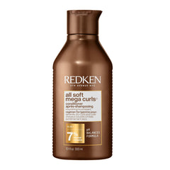 Redken All Soft Mega Curls frontal mostrando el envase y beneficio hidratación intensa