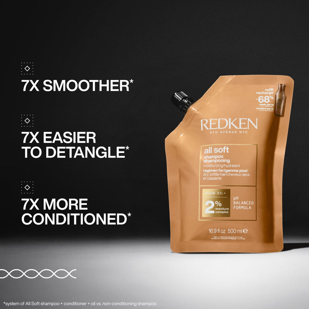 Redken textura cremosa del champú que nutre y acondiciona