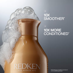 Redken All Soft textura de champú con espuma hidratante para limpiar suavemente