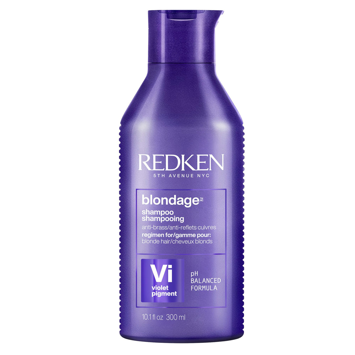 Redken Blondage frente del envase mostrando producto profesional y fácil identificación