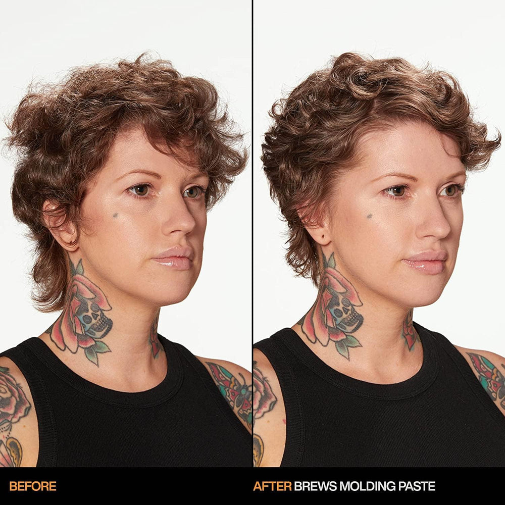 Redken Brews textura de la pasta para una aplicación controlada