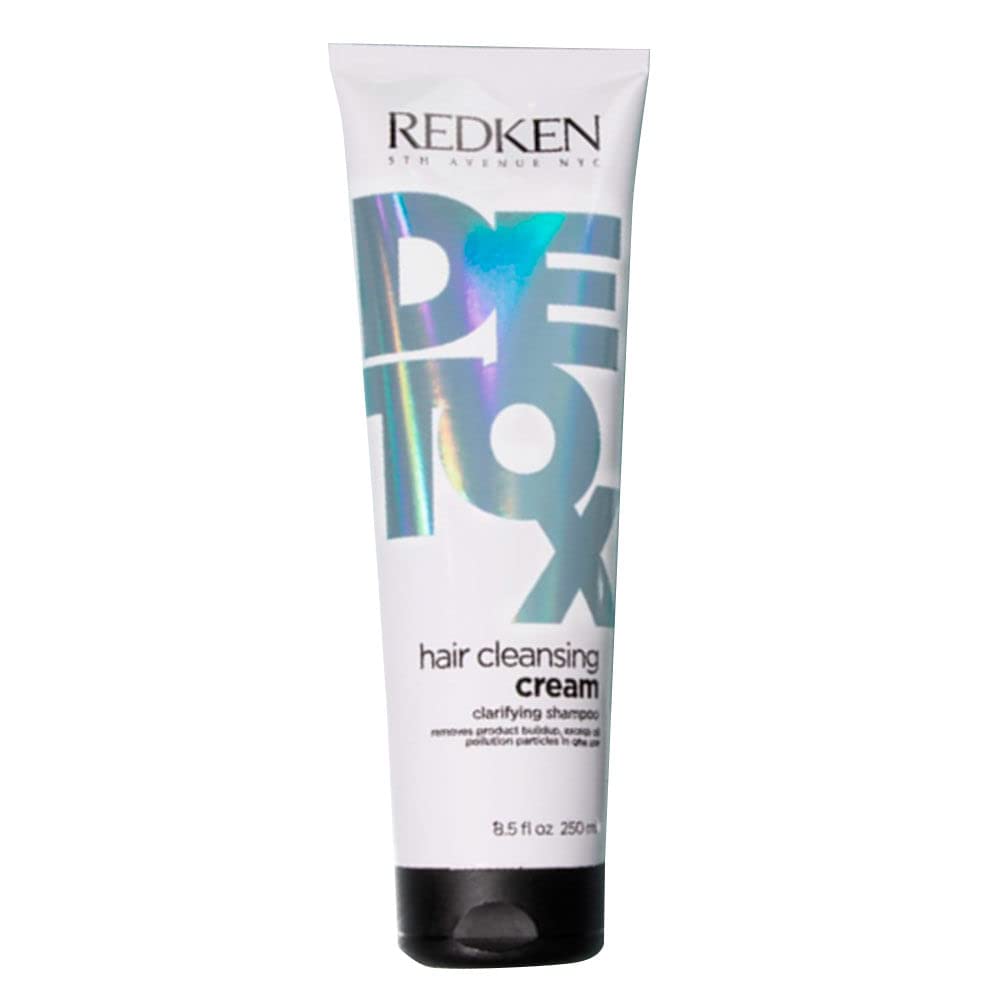 Redken envase frontal mostrando etiqueta y copia de limpieza profunda