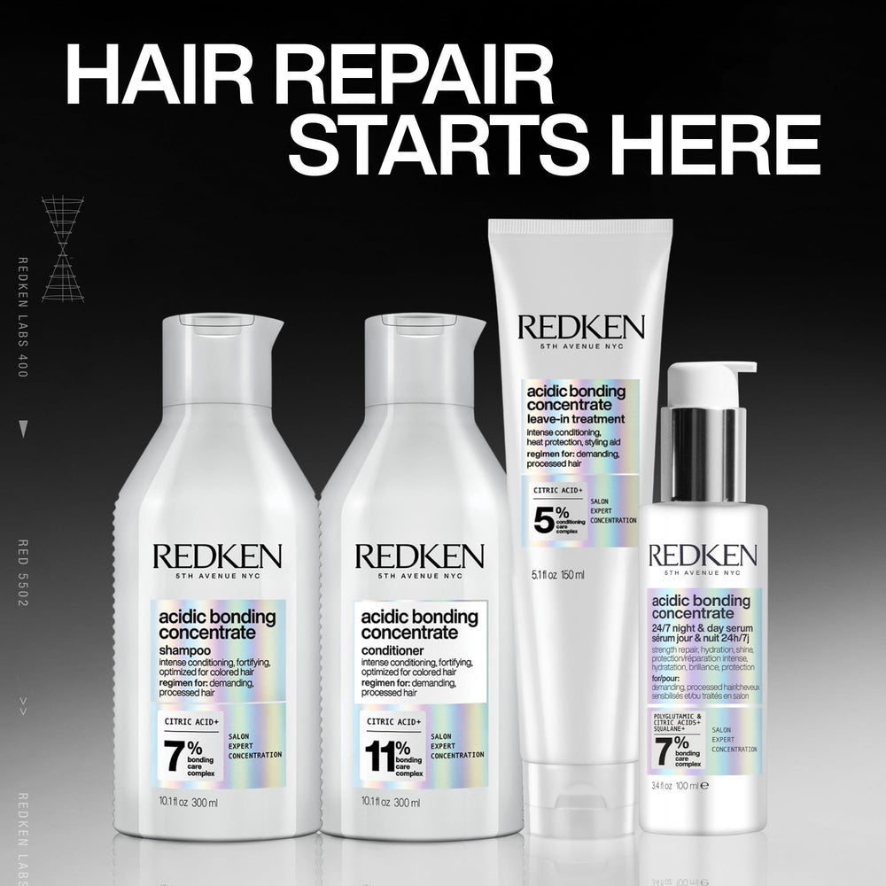 Redken producto en entorno profesional de salón que ofrece cuidado intensivo