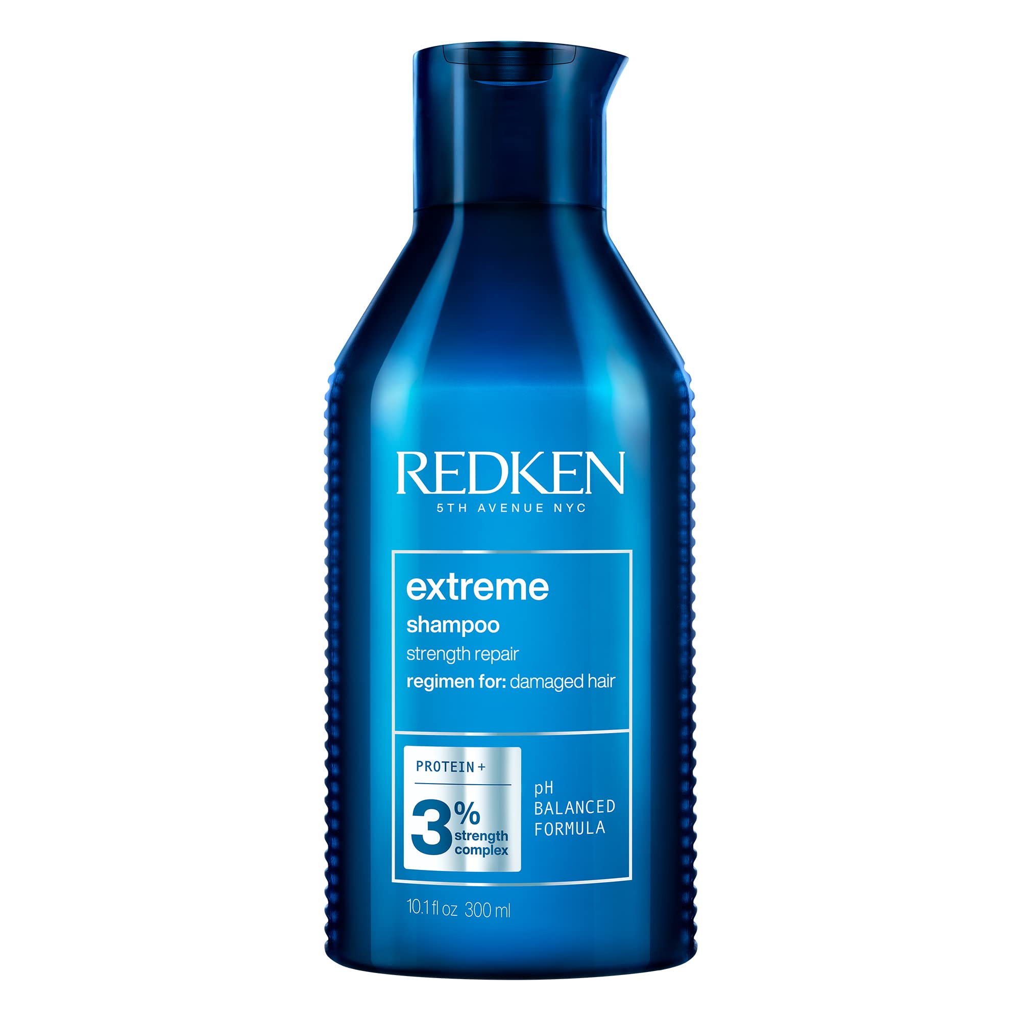 Redken Extreme frente del envase mostrando diseño y fuerza reparadora