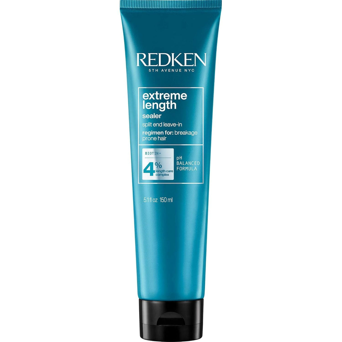 Redken envase frente mostrando fórmula leave-in y beneficio fortalecedor
