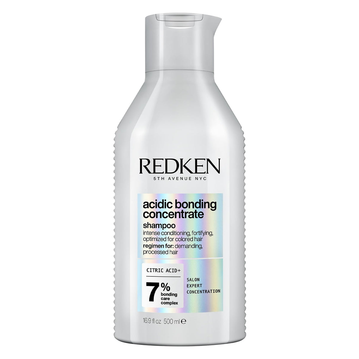 Redken frasco delantero Acidic Bonding para identificar producto y beneficio inmediato