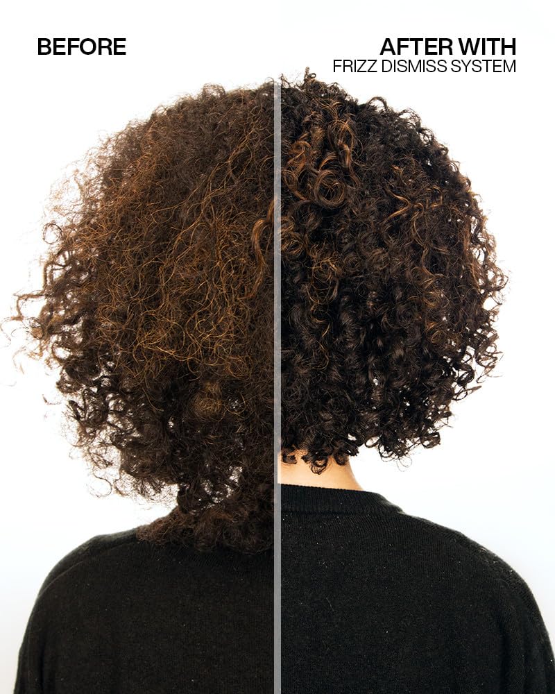 Redken Frizz Dismiss en estante de baño integrado en rutina diaria y estilo de vida