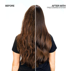 Redken Frizz Dismiss textura del sérum en gota, hidratación ligera y brillo