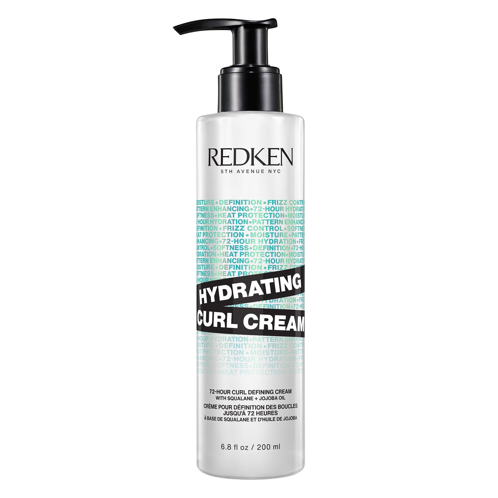 Redken crema para rizos frontal con etiqueta clara y beneficios visibles
