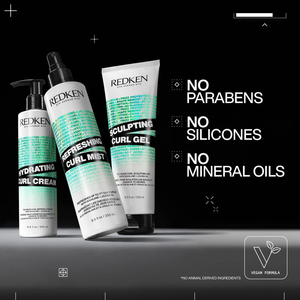 Redken uso con difusor secando rizos para más volumen y definición.