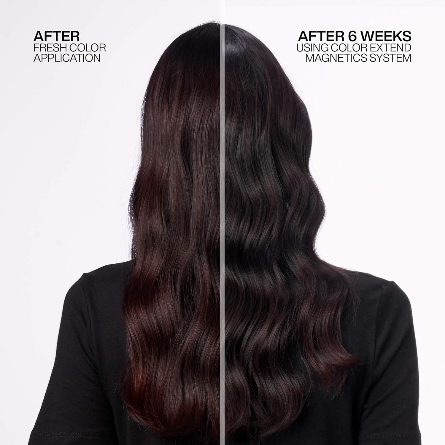 Redken textura de espuma demostrando limpieza suave y brillo