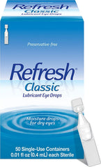 Refresh viales frontal embalaje mostrando caja y cantidad conveniente