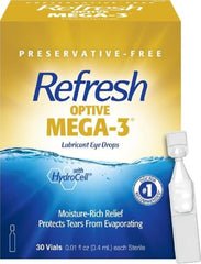 Refresh envase frontal mostrando 30 viales monodosis para alivio prolongado