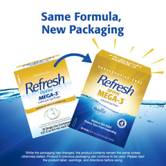 Refresh gota en close-up resaltando textura lubricante protectora