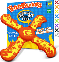 Refresh Sports boomerang frontal mostrando forma segura y color llamativo