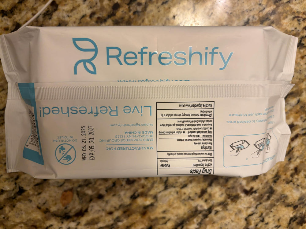 REFRESHIFY etiqueta con ingredientes simples, transparencia y confianza