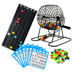 Regal Games front packaging showing full bingo set and included parts for easy setup
