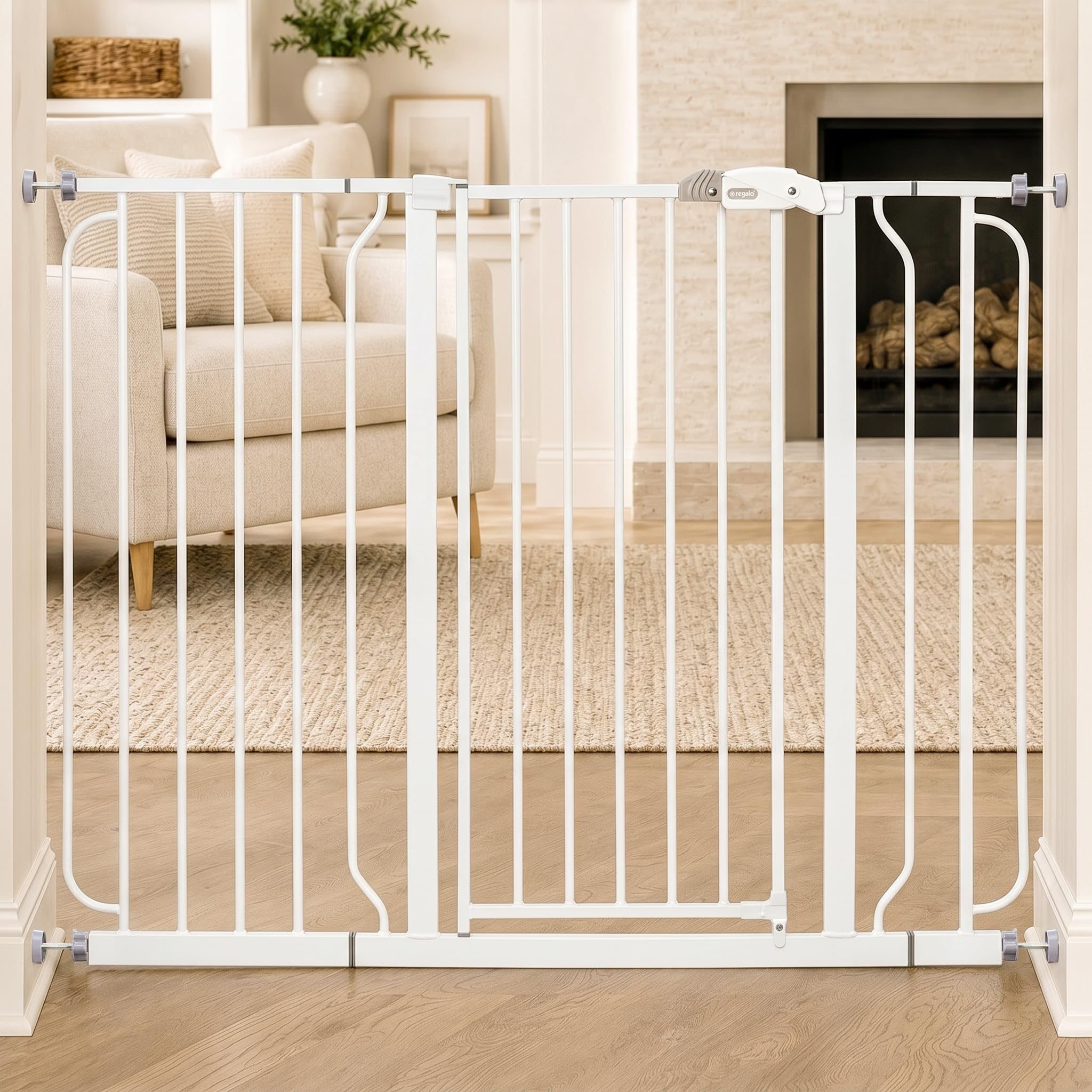 Regalo vista frontal de la puerta de seguridad 36" para protección amplia