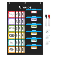 REGELETO panel frontal colgado que organiza grupos y tareas