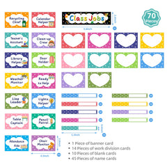 REGELETO tarjetas coloridas desplegadas para asignar responsabilidades