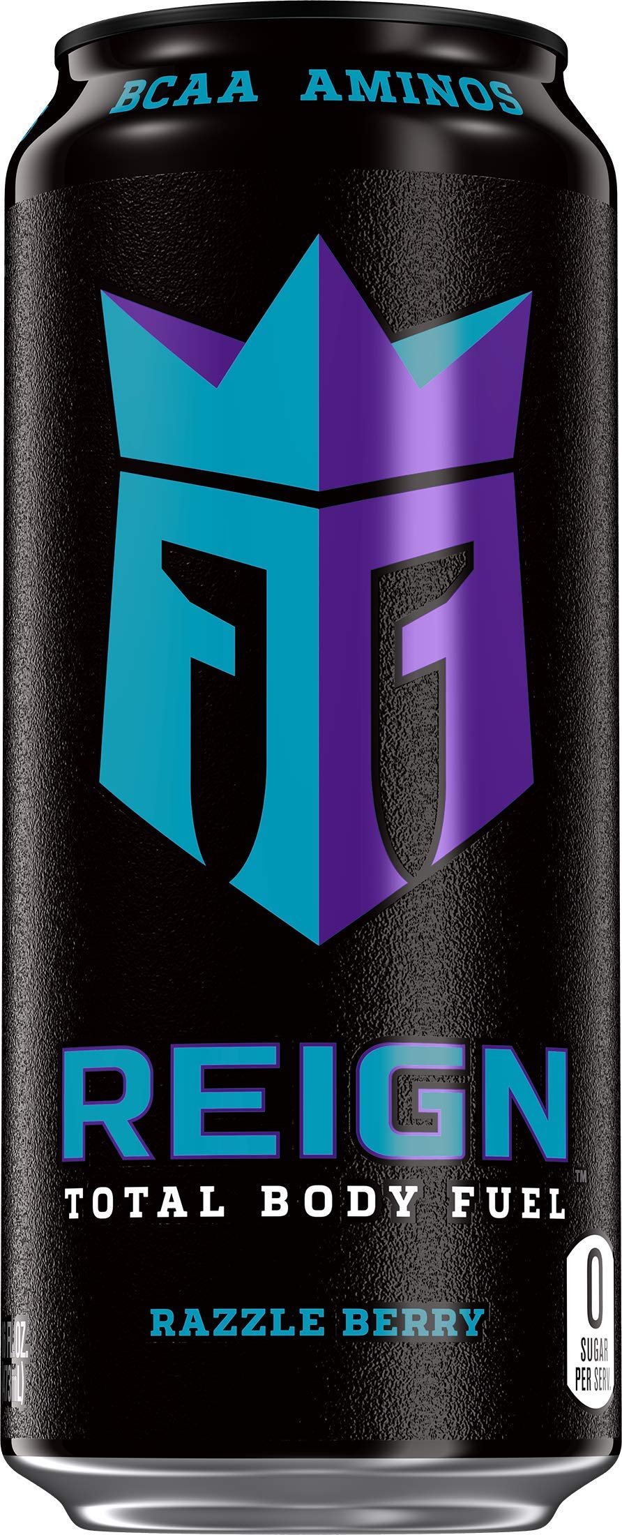 Detalle del líquido y espuma de Reign Razzle Berry demostrando sabor afrutado