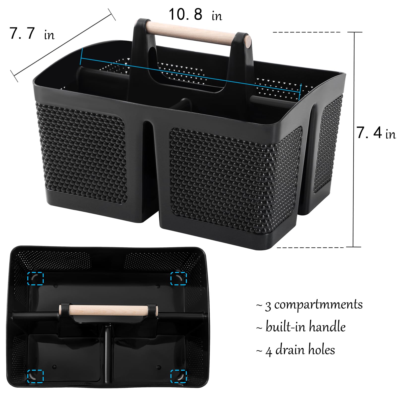 rejomiik vista superior de los tres compartimentos que facilitan clasificación de productos