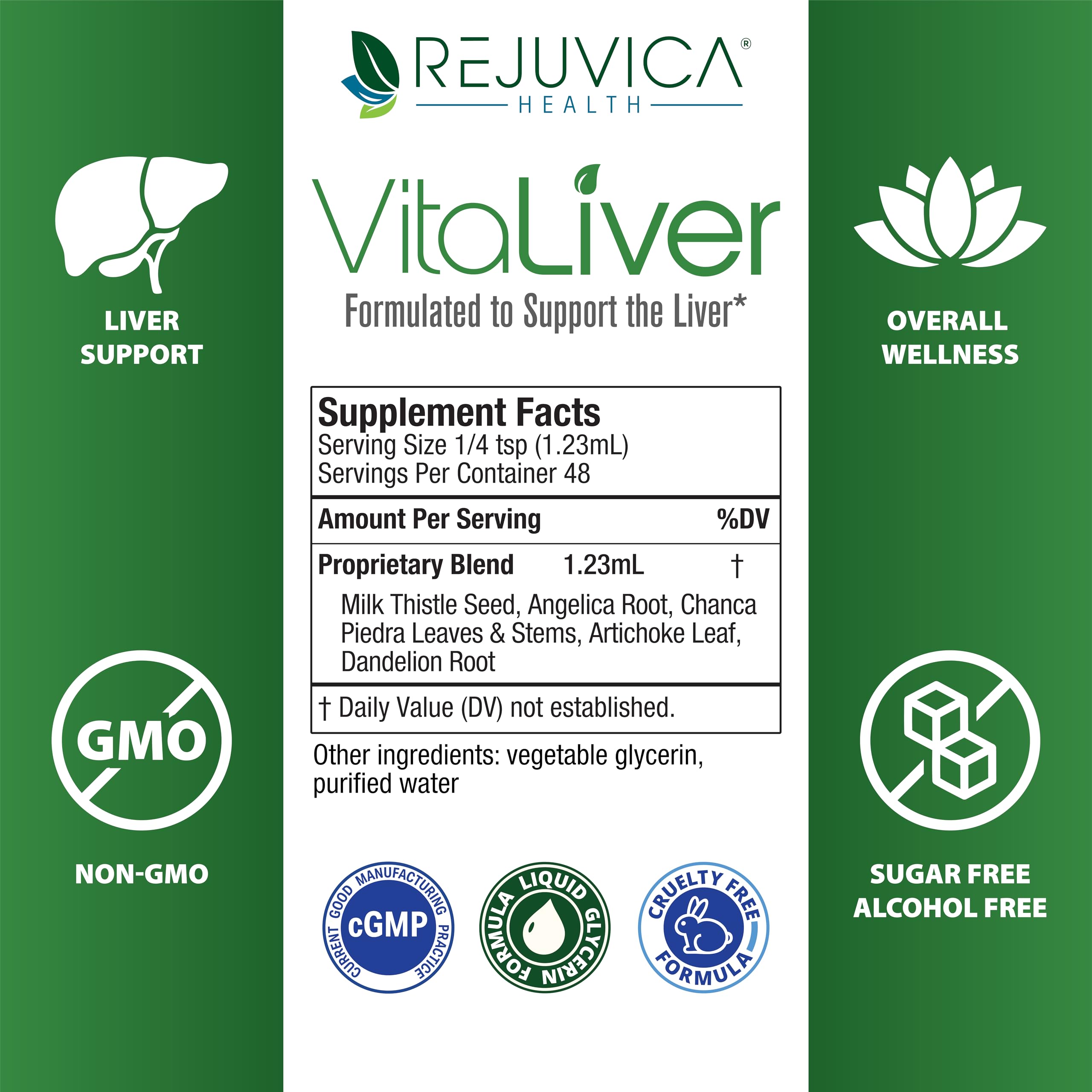 Rejuvica Health VitaLiver en ambiente de cocina saludable para inspirar uso diario sencillo