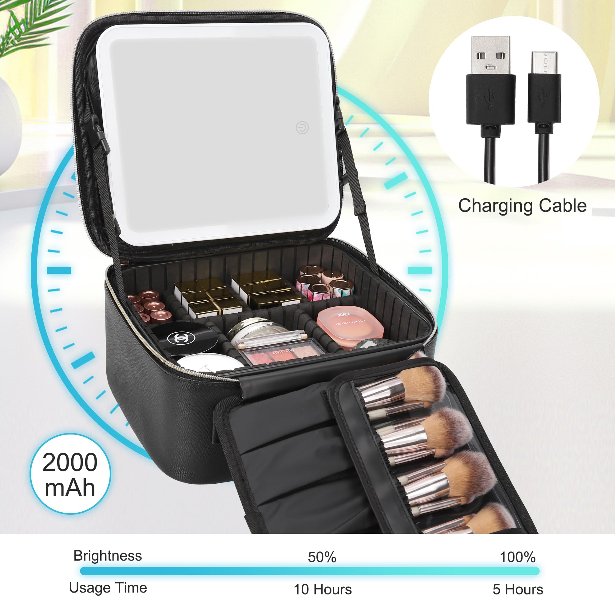 Relavel divisores EVA desmontables mostrando configuración personalizable