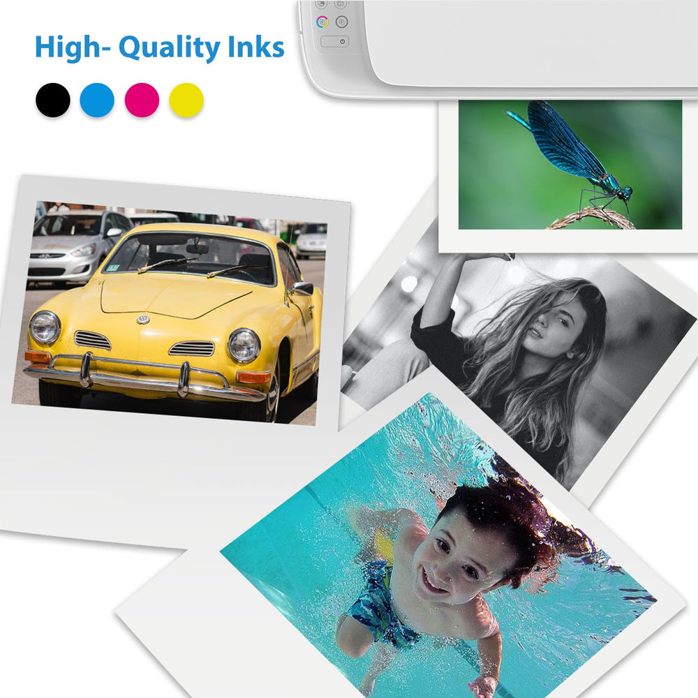 Relcolor cartuchos instalados en impresora para fácil reemplazo