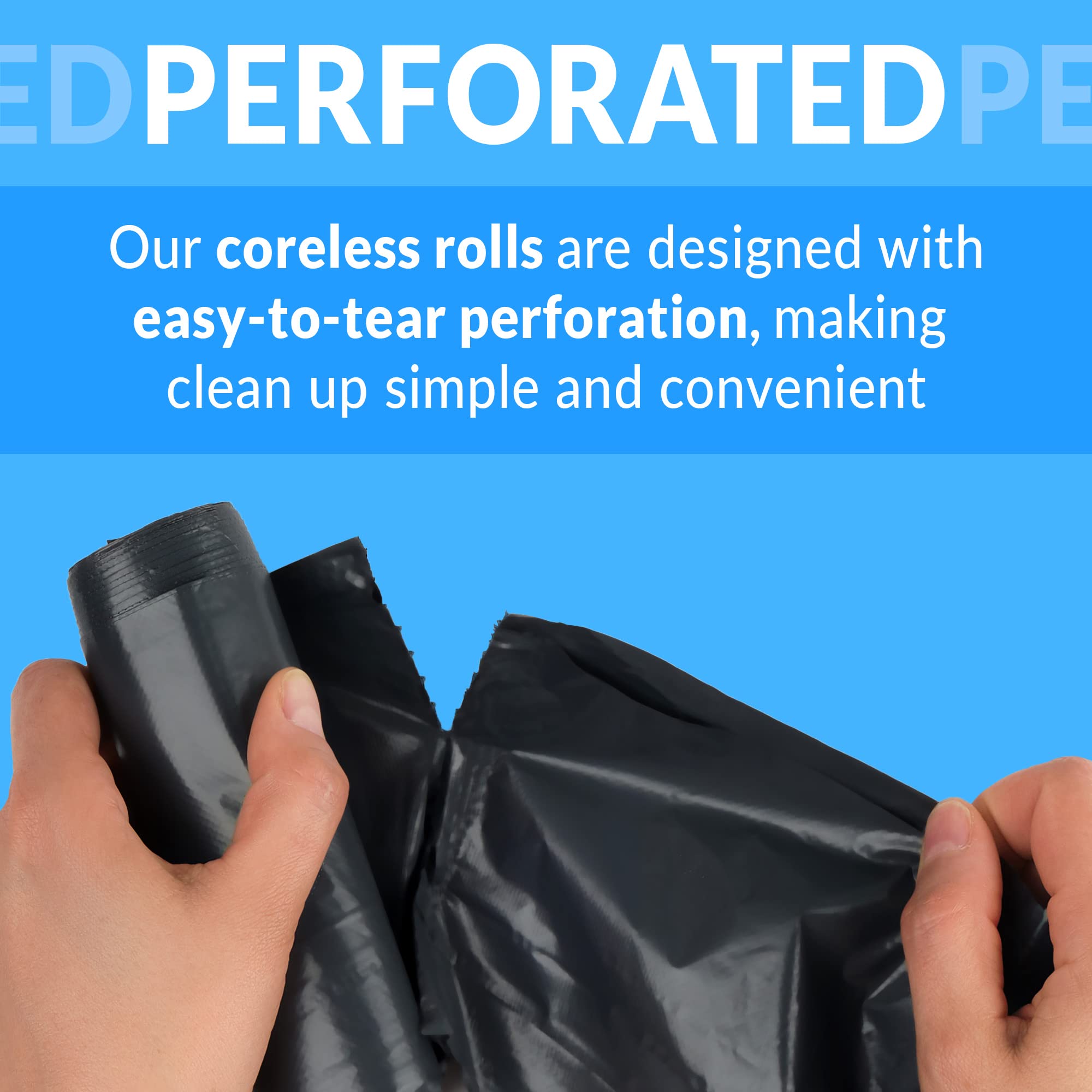 Reli bag tied with secure knot showing leak prevention benefit