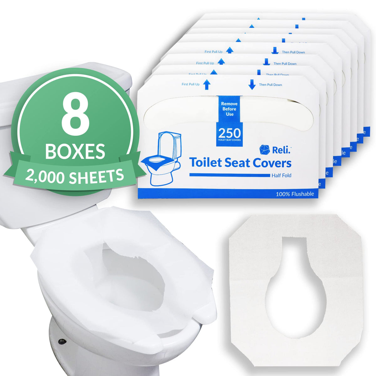 Reli empaque frontal mostrando 8 paquetes para suministro prolongado