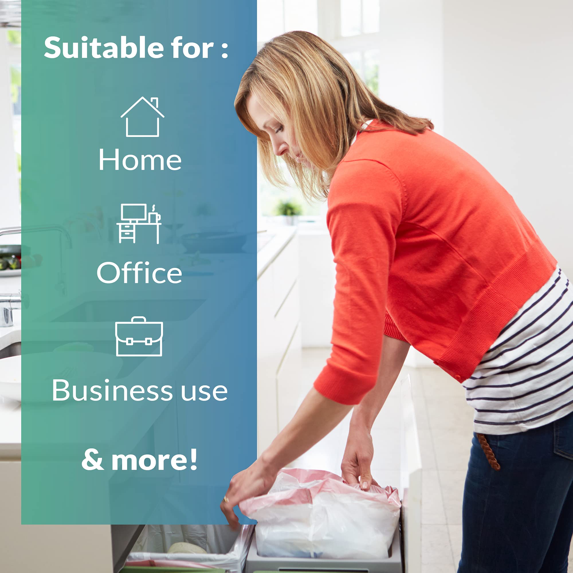 Reli caja apilada con 500 unidades, ideal para oficinas y reposición prolongada