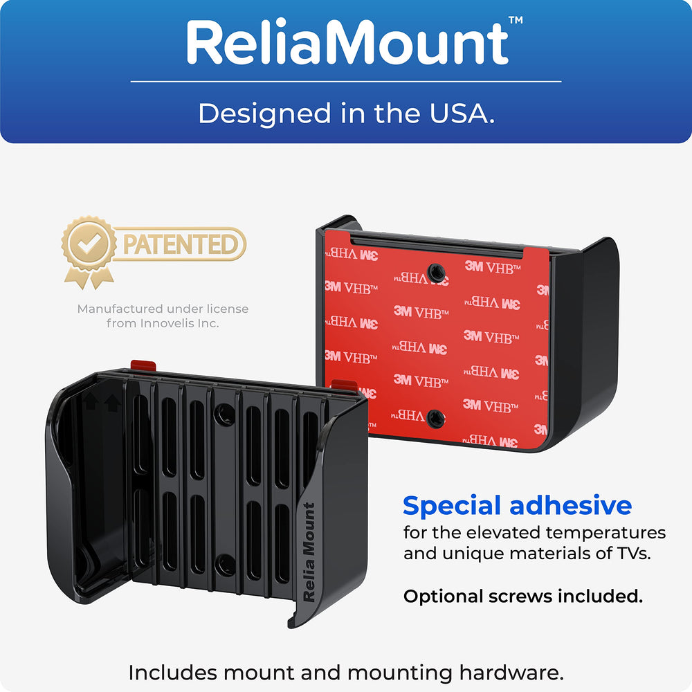 ReliaMount herrajes y tornillos incluidos listos para montaje opcional