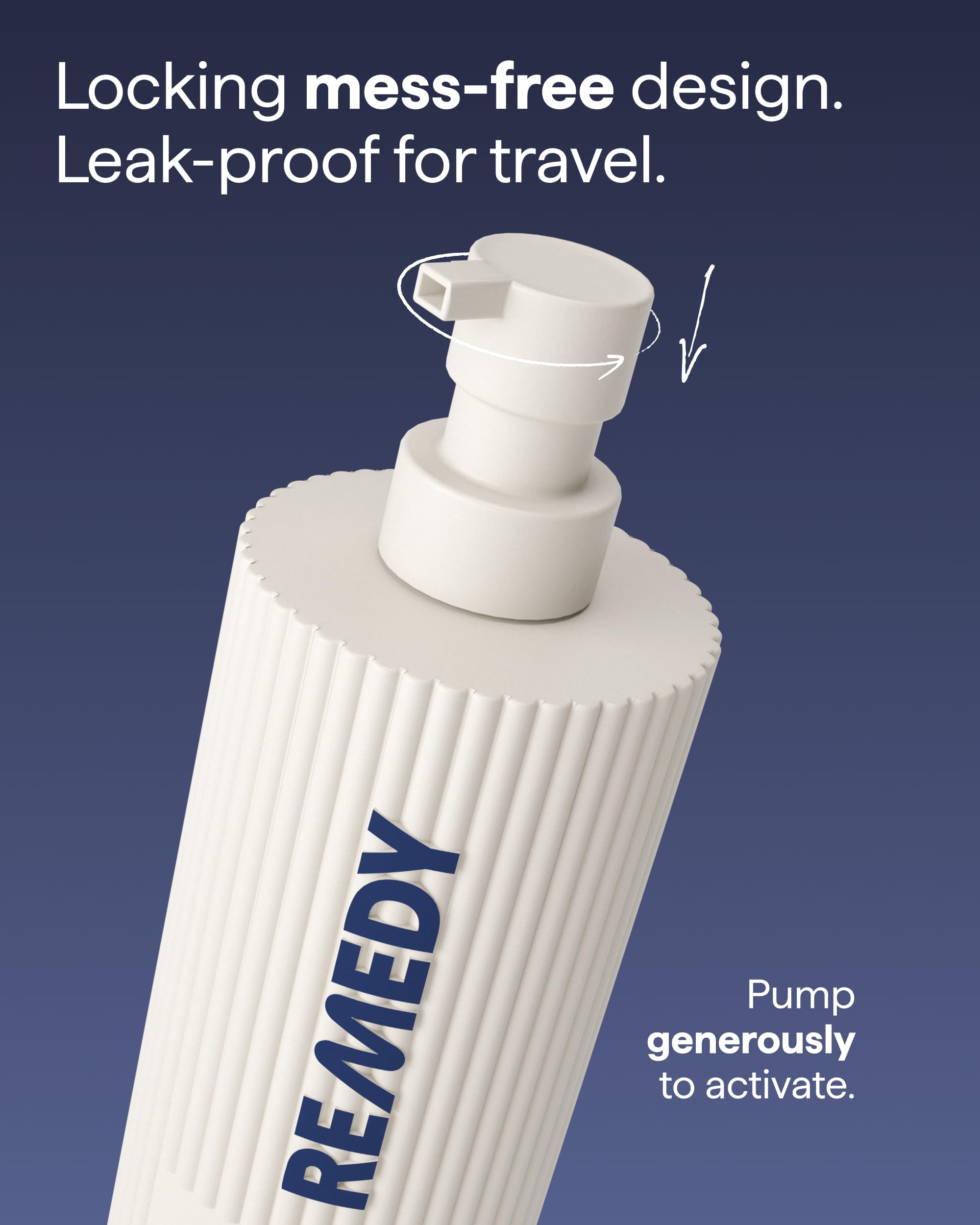 REMEDY primer plano de ceramida glicerina pantenol, apoyo de barrera