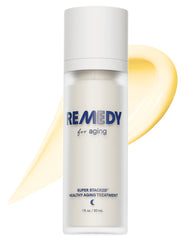 Remedy Science envase frontal mostrando el diseño y beneficio nocturno