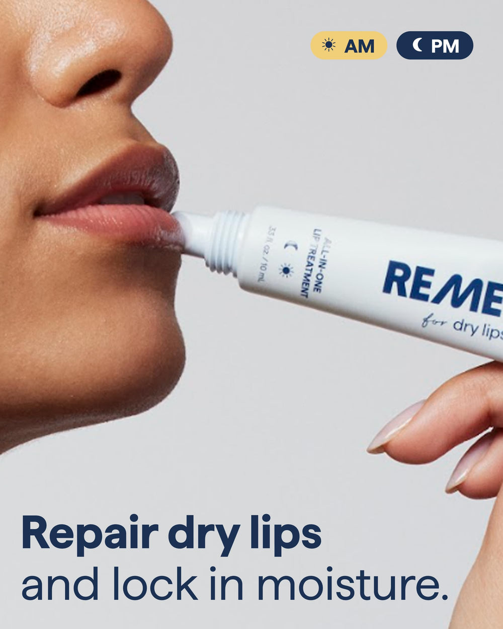 Remedy Science etiqueta con ingredientes clave y concentración de lípidos