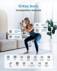 RENPHO sincronización en app RENPHO Health mostrando métricas y gráficos