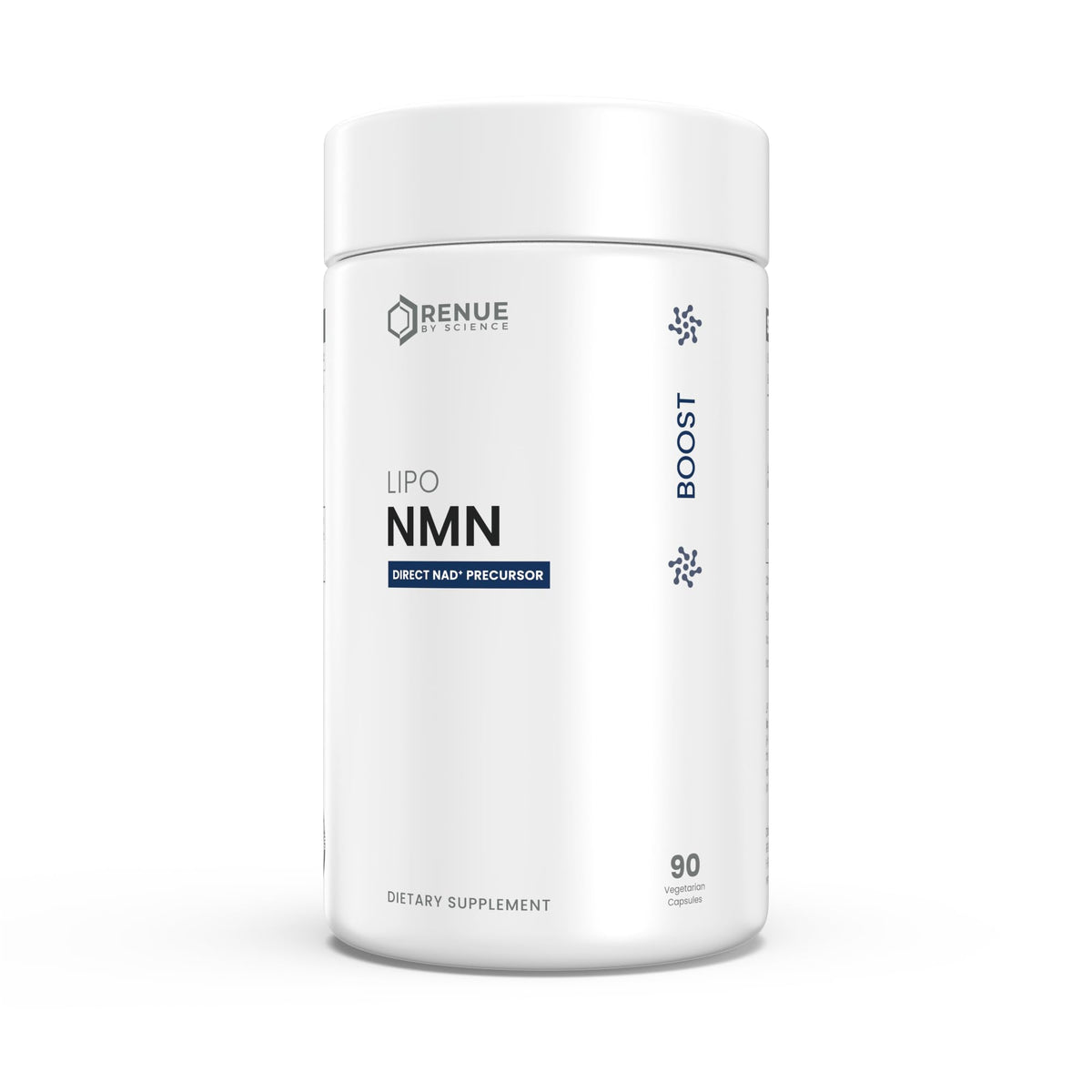 Renue By Science envase frontal mostrando la marca y beneficio de absorción