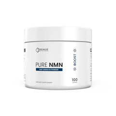 Renue By Science envase frontal mostrando NMN, presenta confianza en la marca
